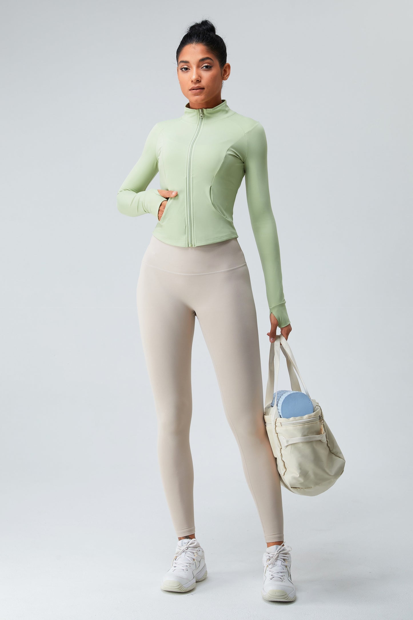 Zipper Jacket Green