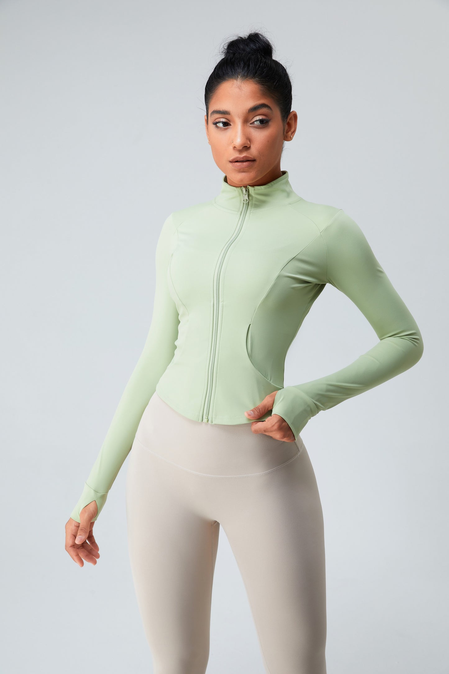 Zipper Jacket Green