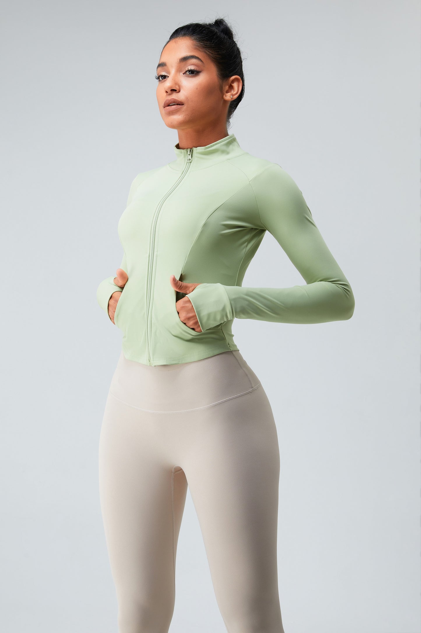 Zipper Jacket Green